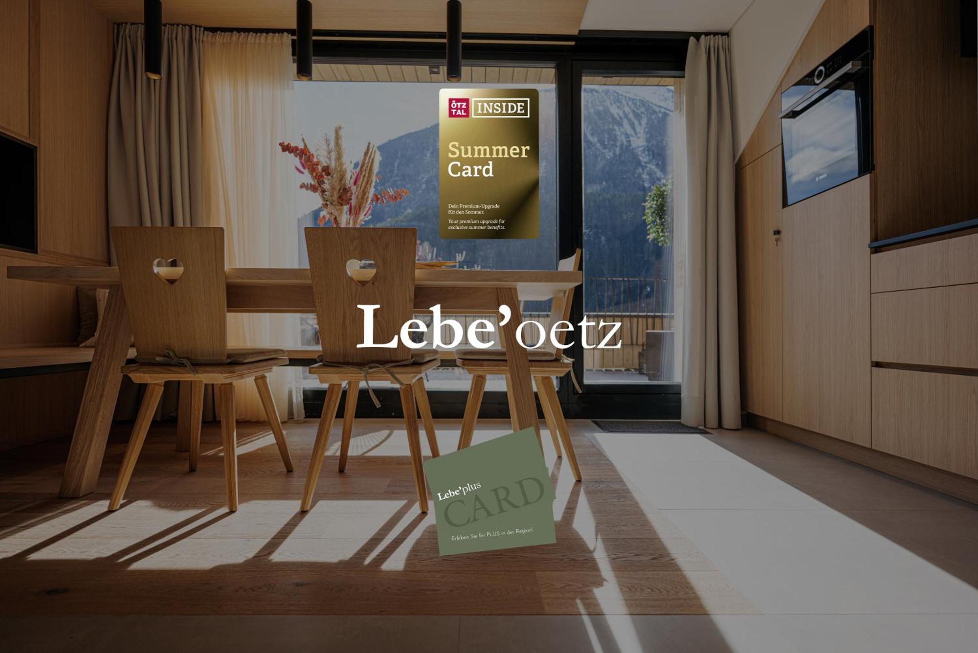 Lebe'Oetz - Das Ferienapartmenthaus Im Zentrum Von オエッツ エクステリア 写真